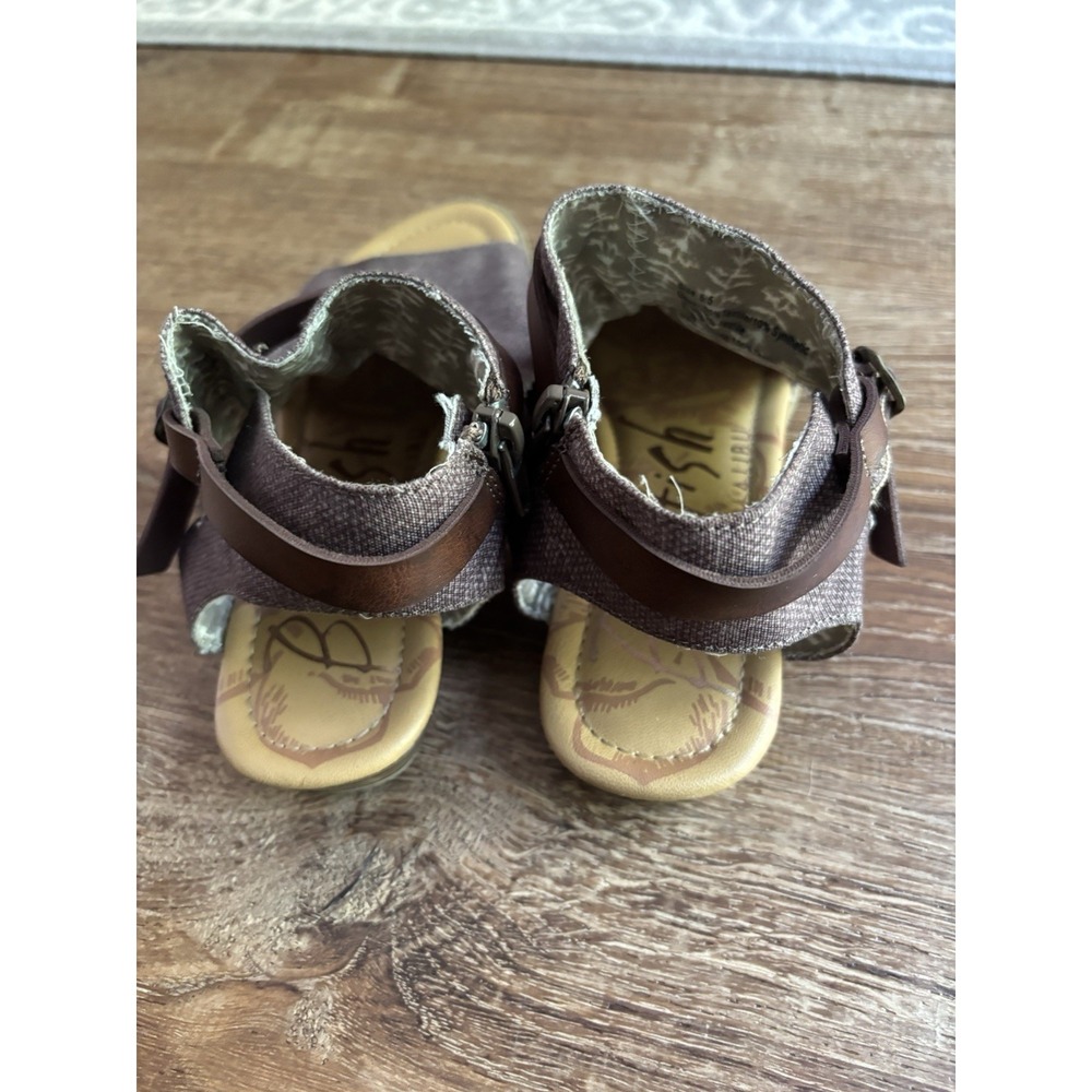 Blowfish Malibu Women's Balla 4Earth Brown Gladiator Sandals - Size 6.5 - Picture 4 of 7